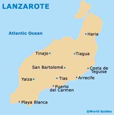 Où se trouve île de Lanzarote ?